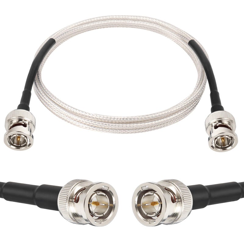 XRDS -RF XRDS - RF SDI Cable 3ft, Thin 3G/6G HD-SDI, 75 Ohm RG179 Extension with Heavy Duty BNC to BNC Male Connector for Surveillance Camera System Cables CCTV/DVR/TV - Image 1